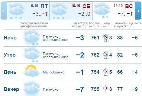 Погода на выходные в Нижнем Новгороде: минус и снег 1