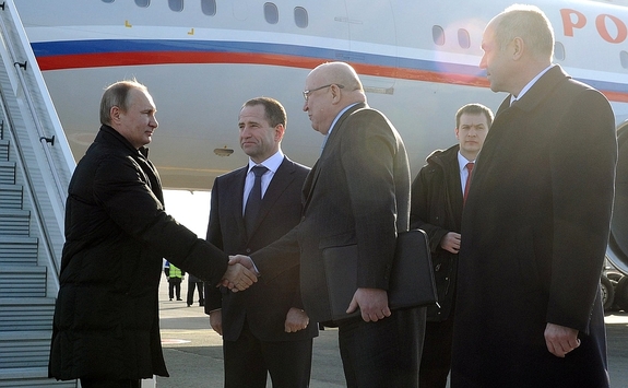 Владимир Путин прибыл в Нижний Новгород. ФОТО 1