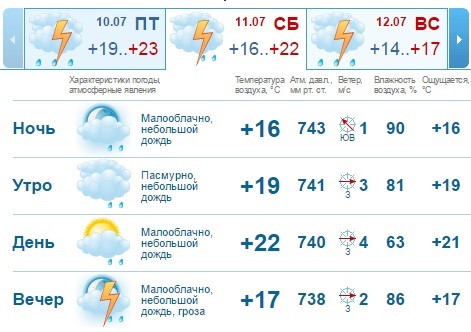 Погода на выходные в Нижнем Новгороде: облачно, кратковременные дожди 1