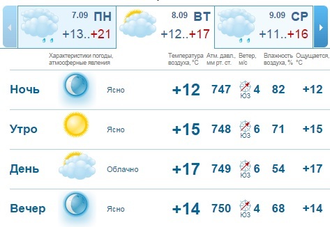 Погода на рабочую неделю в Нижнем Новгороде: переменная облачность, без осадков 1