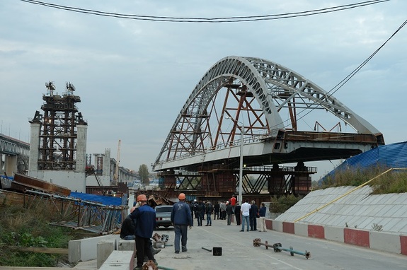 В Нижнем Новгороде установлен первый пролет Борского моста-дублера 2