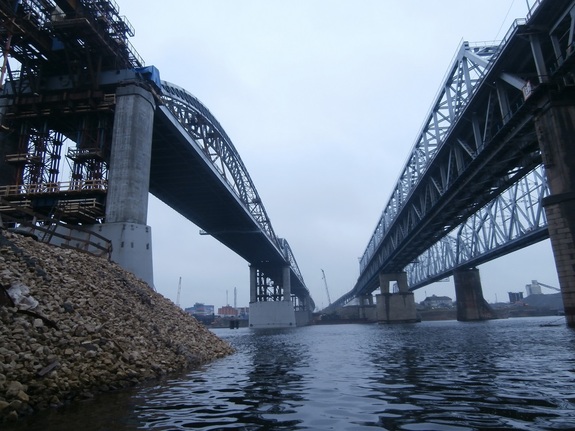 В Нижнем Новгороде установлено второе пролетное строение Борского моста-дублера 3