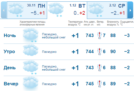 Прогноз погоды на неделю в Нижнем Новгороде: потепление до нуля 1