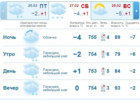 Погода на выходные в Нижнем Новгороде: февральский март 1