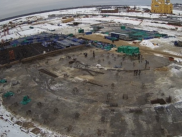 50% фундаментной плиты Ледовой арены в Нижнем Новгороде зальют до конца недели
