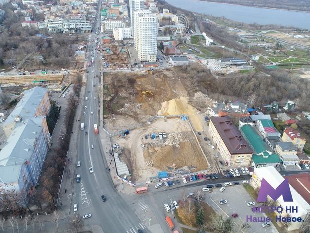 В Нижнем Новгороде обнаружили свалку со стройплощадки метро 
