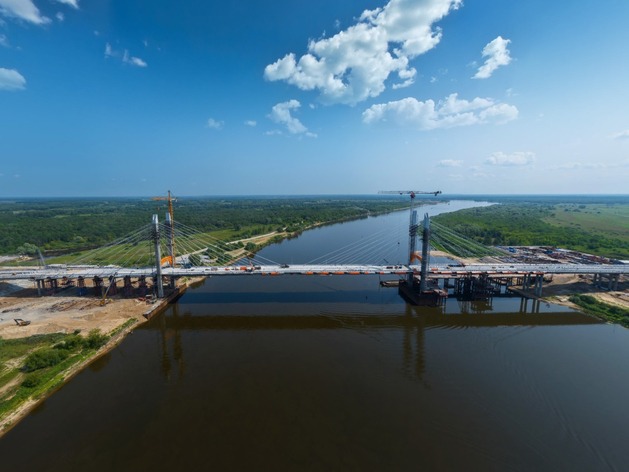 Опубликованы панорамы строительства мостов на М-12 в Нижегородской области
