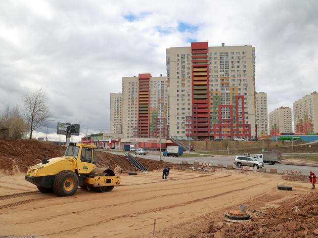 Опережают график. В Нижнем Новгороде готовность дороги за 743 млн руб. оценили в 80%
