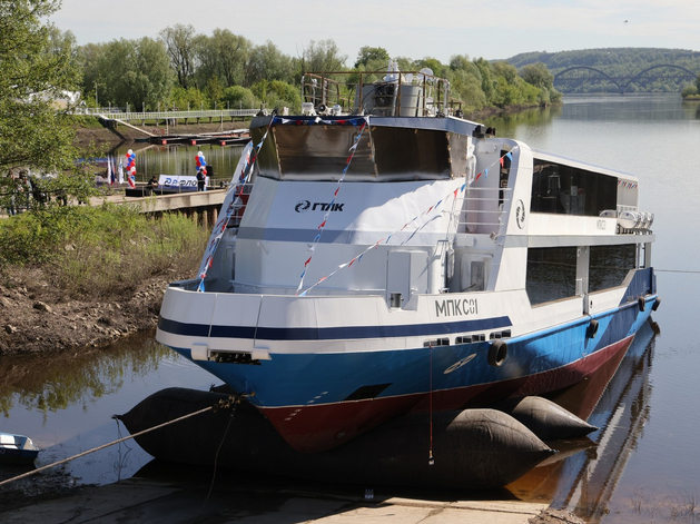 В Нижегородской области спустили на воду новые судна 
