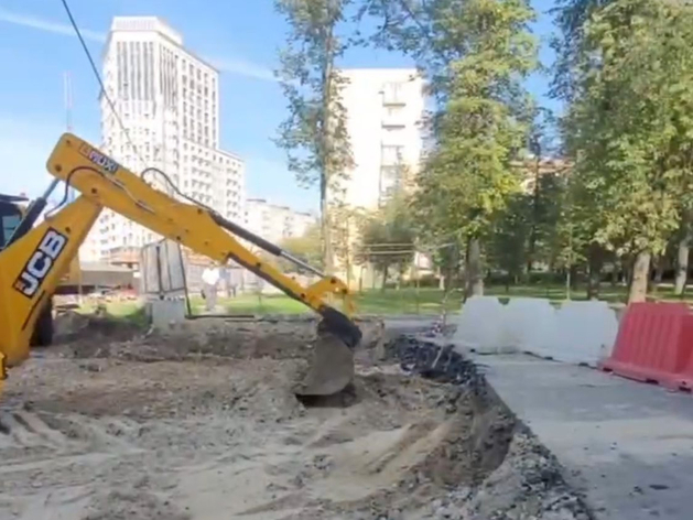 В Нижнем Новгороде началось строительство объездной дороги у стройплощадки метро 
