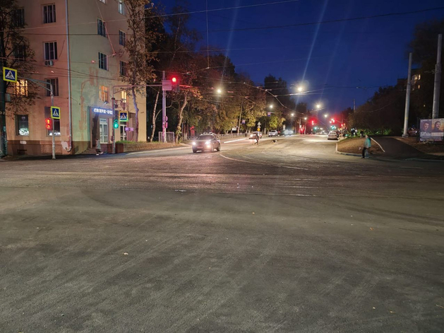 В Нижнем Новгороде завершили замену путей на еще одном перекрестке Белинки
