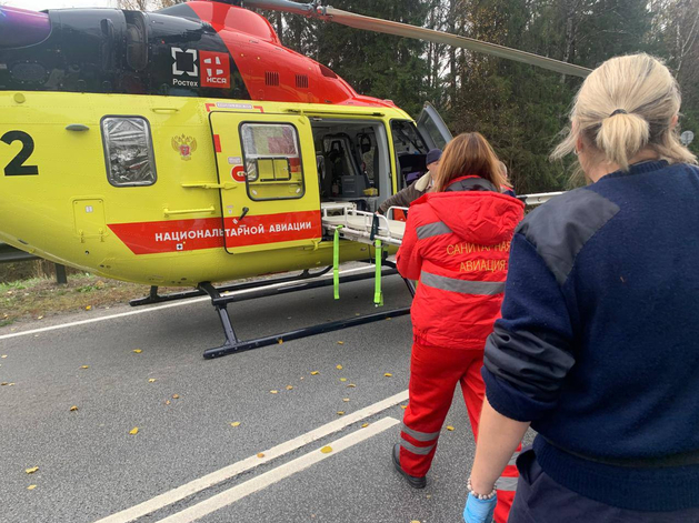 Вертолет нижегородской санавиации совершил жесткую посадку. Пострадал пилот 
