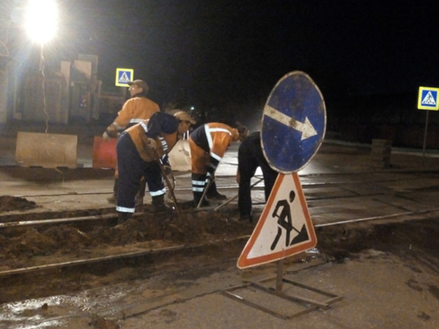 В Нижнем Новгороде замена трамвайных путей на Окском съезде начнется в феврале
