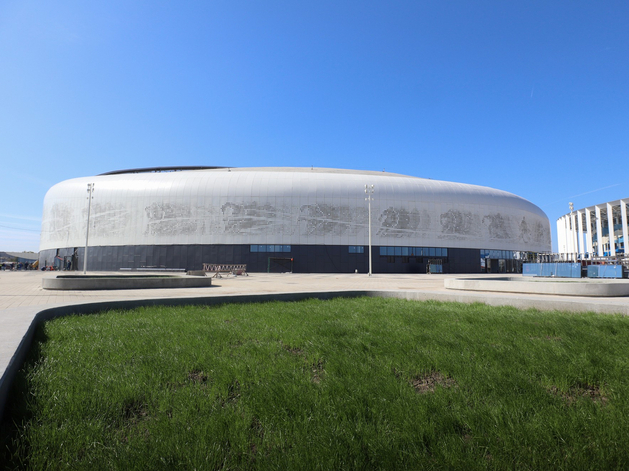 Общая готовность нижегородской ледовой арены превышает 95%. Фото
