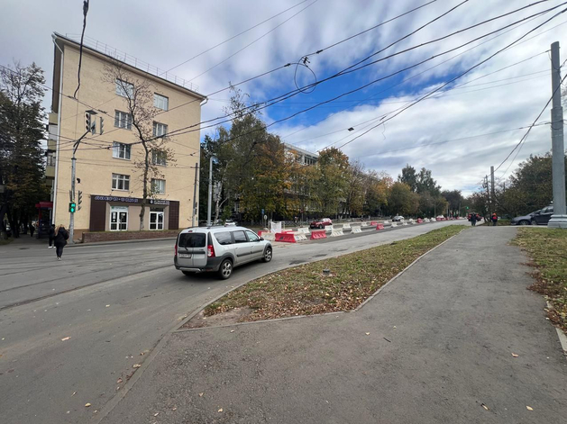 В Нижнем Новгороде завершили замену трамвайных путей в районе Белинки