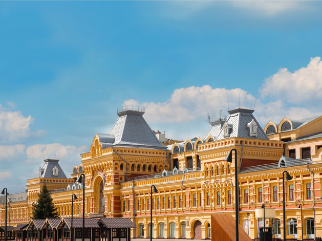 «С толком, с разумом». Здание Нижегородской ярмарки создали в известной компьютерной игре