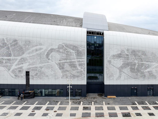 Готовность — 99%. Ледовую аренду в Нижнем Новгороде откроют в 2026 г.
