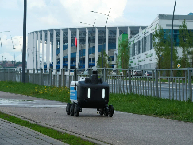 В Нижнем Новгороде начали работать роботы-курьеры